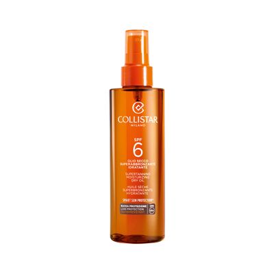 Collistar Moisturizing Super Tanning Dry Oil SPF 6, 200 ml