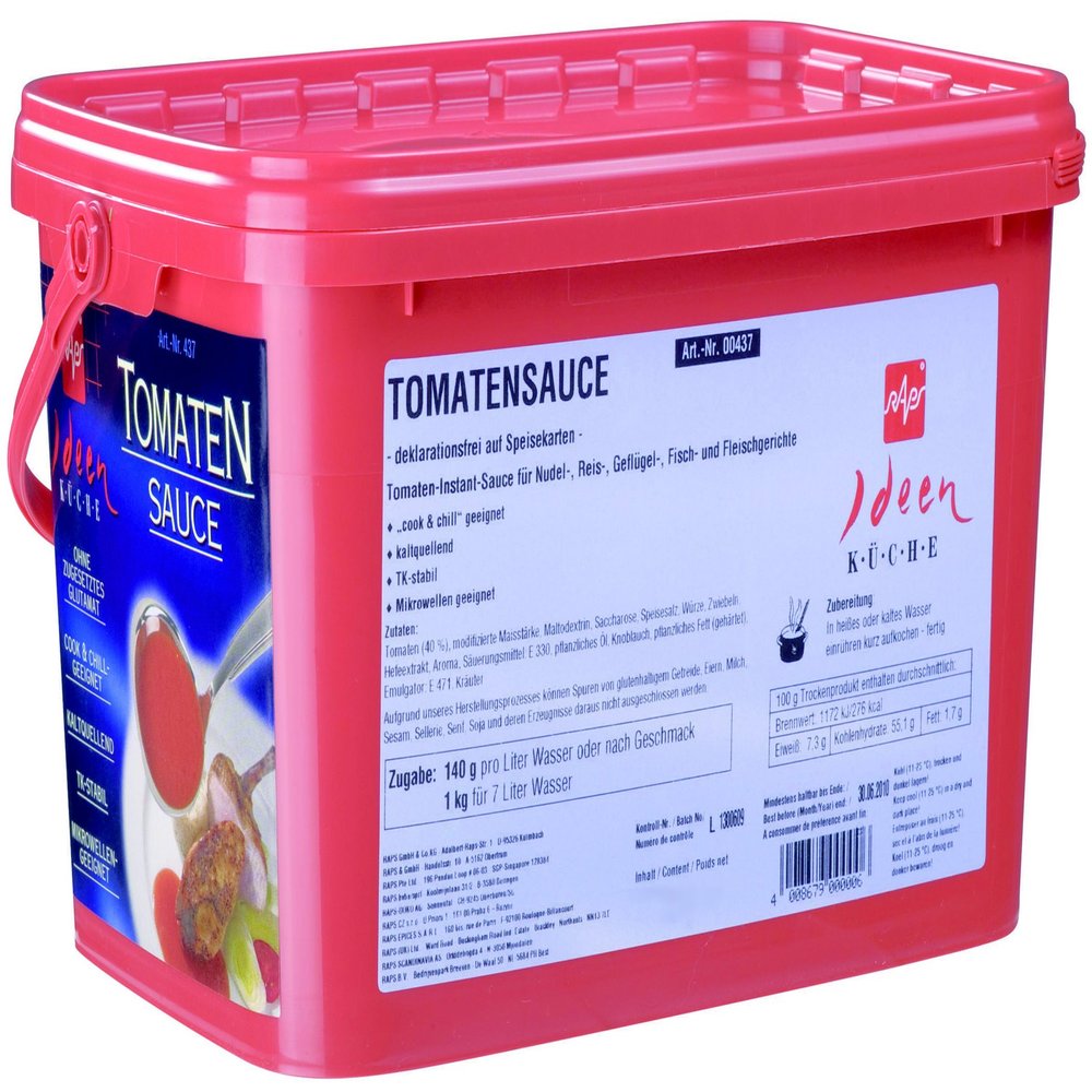 1a RAPS Spices - Tomato Sauce - Redbox 4 kg - 1000437-003