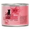 catz finefood N 23 Beef & Duck Gourmet Wet Cat Food with Cranberry & Aloe Vera, 6 x 200 g Cans view 1