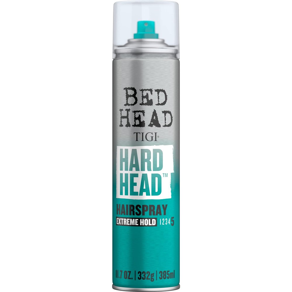 Bed Head by TIGI Hard Head Hairspray for Extra-Strong Hold, 385 ml (1-Pack)
