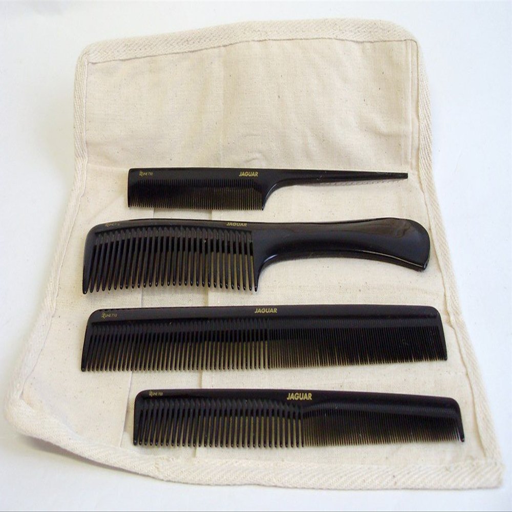 Jaguar X-Line Comb Set, 4 Models with Case