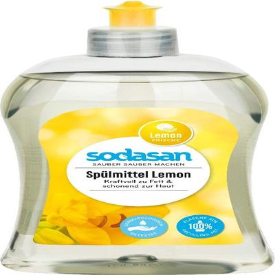6 x 500 ml SODASAN Lemon Hand Dishwashing Liquid