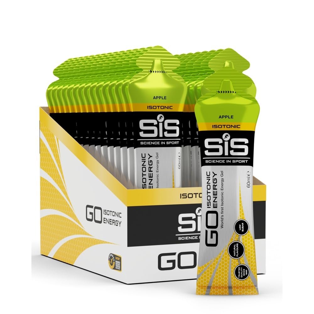 Science in Sport GO Isotonic Energy Gels, 30 x 60 ml, Apple
