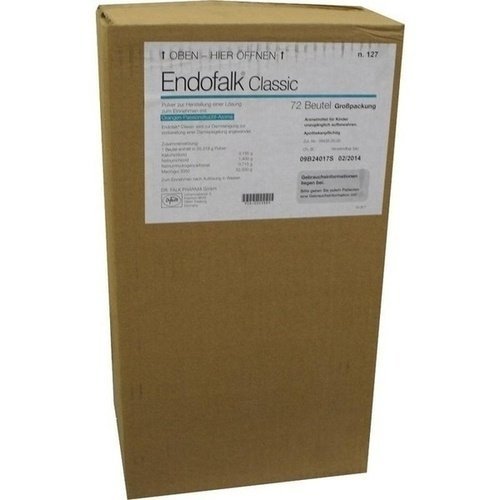 Endofalk Classic, 8 Sachets, Orange-Passion Fruit Flavor