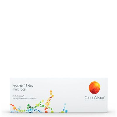 Proclear 1day Multifocal Soft Daily Contact Lenses, 30 Count / BC 8.70 mm / DIA 14.20 / ADD MED / 5.75 Diopters