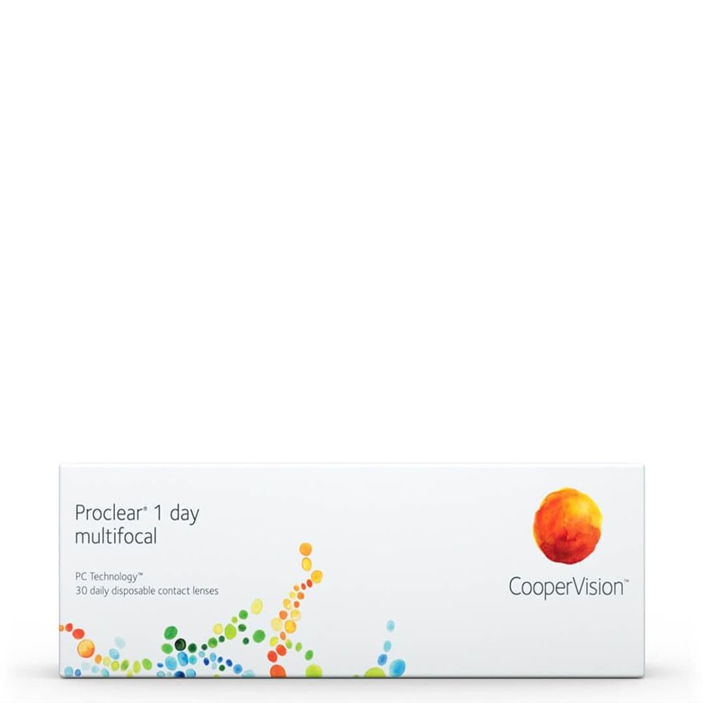 Proclear 1day Multifocal Soft Daily Contact Lenses, 30 Count / BC 8.70 mm / DIA 14.20 / ADD MED / 5.75 Diopters