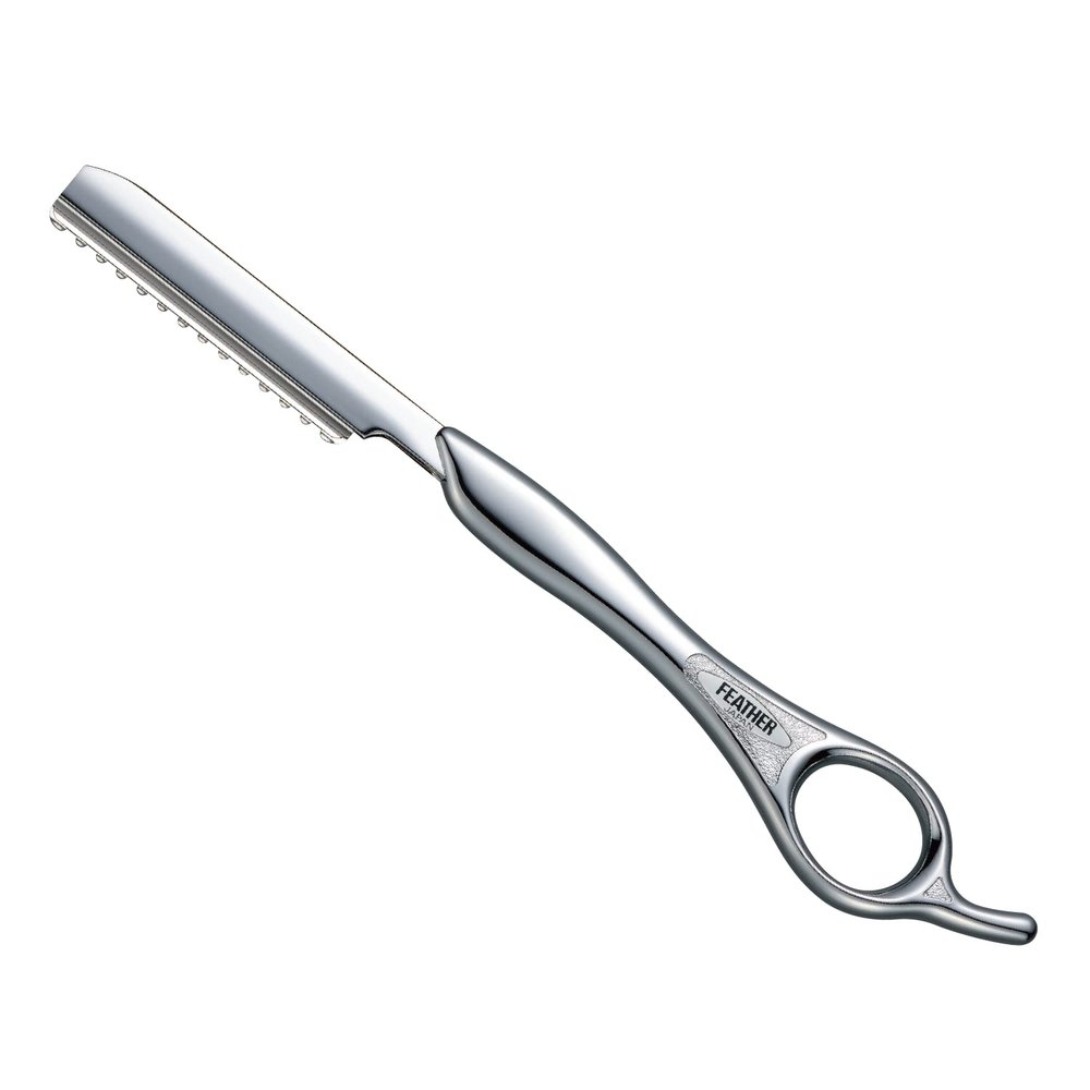 Feather Razor, 18.6 cm Long, Silver-Colored
