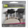 QVS 6-Piece Makeup Brush Set with Sponge and Brow & Lash Tool view 1