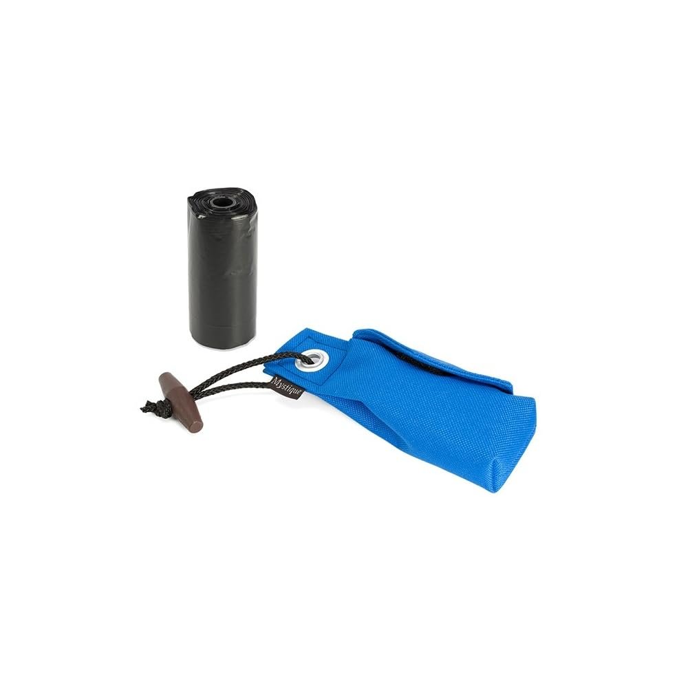 Mystique Pocket Go Toi + 1 Roll of Waste Bags (20) Blue