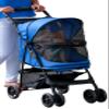 Pet Gear 02702 Happy Trails Dog/Pet Stroller, Zip-Free, Up to 15.9 kg, Sapphire Blue view 1