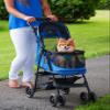 Pet Gear 02702 Happy Trails Dog/Pet Stroller, Zip-Free, Up to 15.9 kg, Sapphire Blue view 4