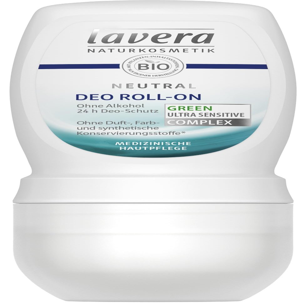 lavera Neutral Deo Roll-On Organic Evening Primrose & Jojoba, 2 x 50 ml