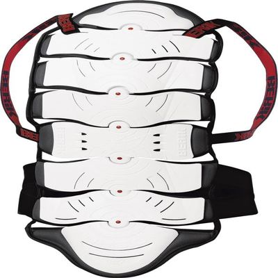 BERIK P-81-BK 7-Shell Back Protector, White, M