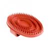 HORZE Large Rubber Curry Comb, Red view 1