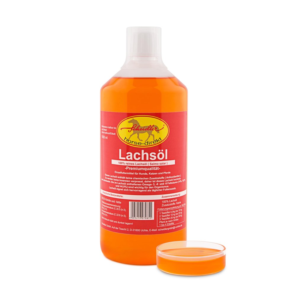Scheidler horse-direkt Salmon Oil for Dogs, Cats and Horses, 1 Liter