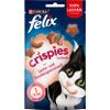 Felix Crispies Cat Treats, Salmon & Trout Flavor, 8-Pack (8 x 45g) view 1