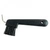 HORZE Hoof Pick with Brush, Black view 1