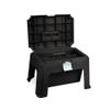 HORZE All-in-One Grooming Box and Step Stool, Black view 1