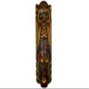 Woru Owl & Giraffe Wall Mask, Handcrafted Albesia Wood, 50 cm view 1