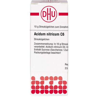 DHU Nitric Acid C6 Sugar Globules, 10 g