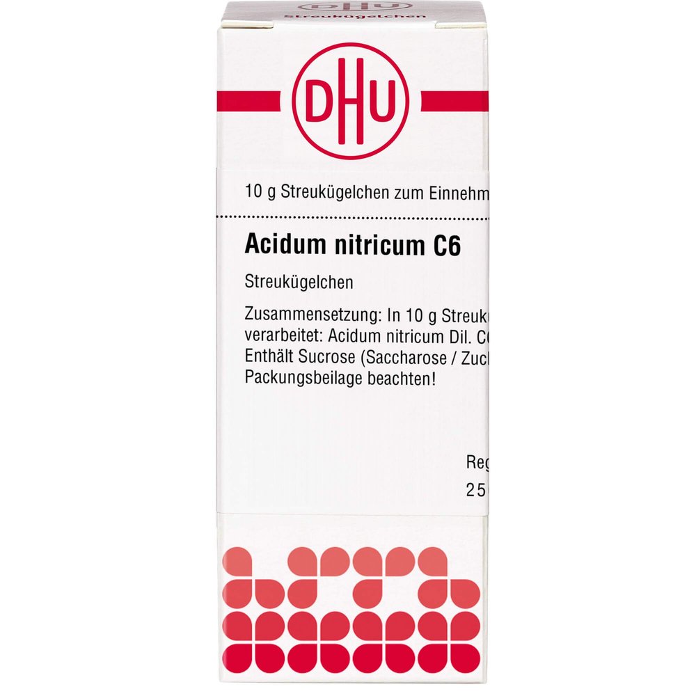 DHU Nitric Acid C6 Sugar Globules, 10 g