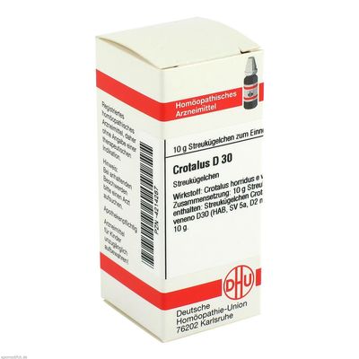 CROTALUS D 30 Globules, 10 g