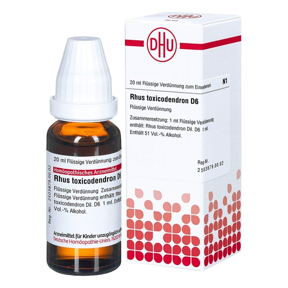 Rhus Tox. D6 Dilution, 20 mL
