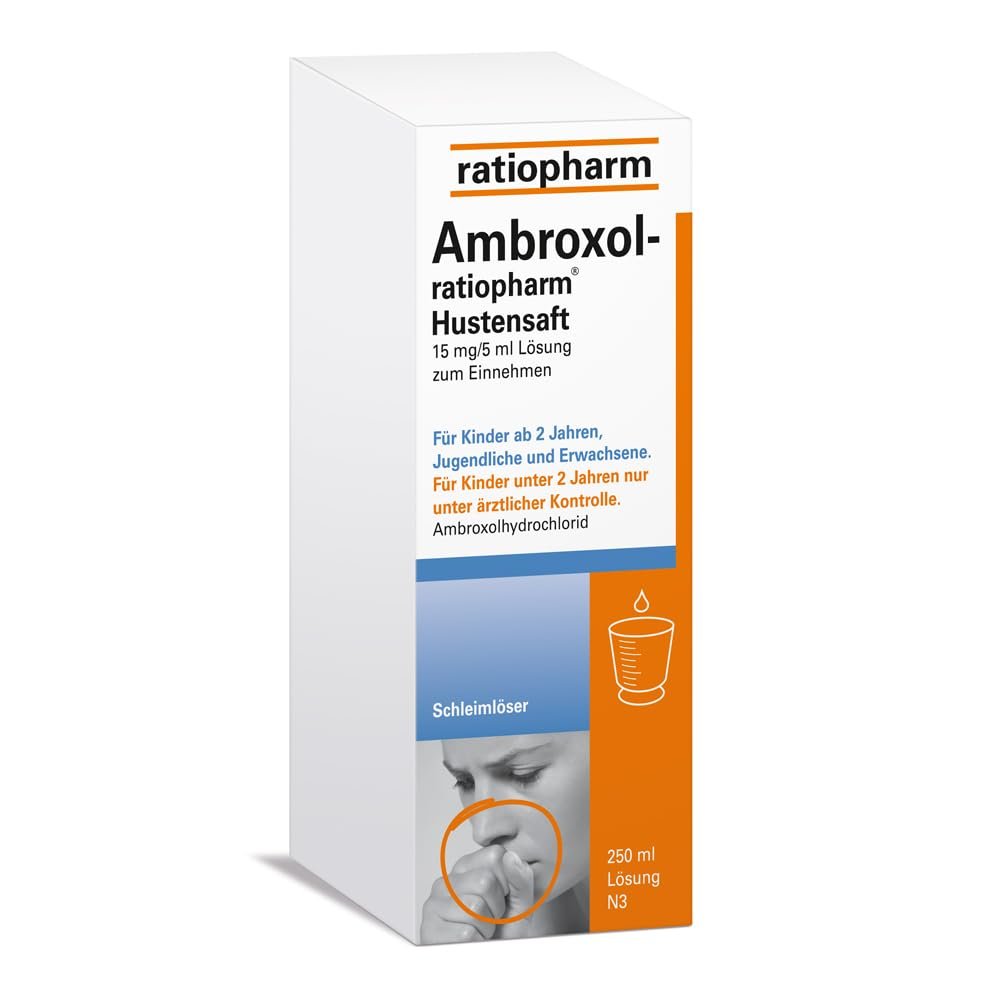 Ambroxol-ratiopharm Cough Syrup, 250 ml