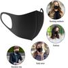 BOOLAVARD 3-Pack Unisex Black Washable Reusable Cotton Face Coverings view 4