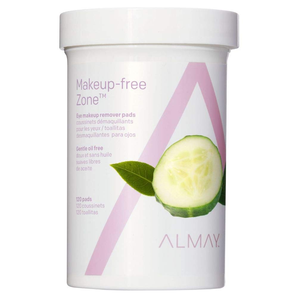 Almay Oil-Free Gentle Eye Makeup Remover Pads, 120 Count