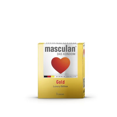 masculan The Condom - GOLD, 3 ct