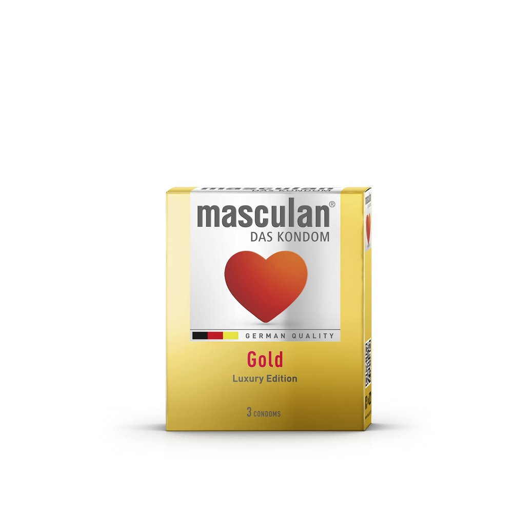 masculan The Condom - GOLD, 3 ct
