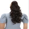 CAISHA 50 cm Braided Ponytail Hairpiece, Butterfly Clip, Brown H68 view 3