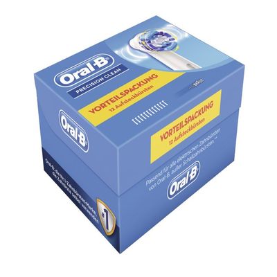 Braun Oral-B Precision Clean Replacement Brush Heads, 12-Pack
