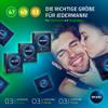 MY.SIZE Classic Condoms 3-Pack Test Set, 47/49/53 mm, 9 Total, 0.07 mm Thin view 2