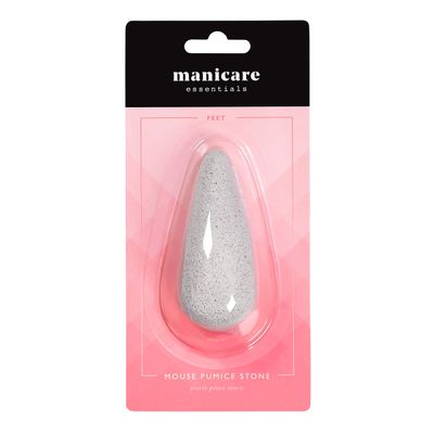 Manicare Mouse Pumice Stone – Natural Pumice for Feet, Heels & Elbows