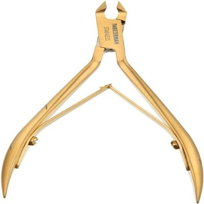 TWEEZERMAN Ultra Precision Cuticle Nipper, Handcrafted, Gold
