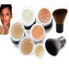 Intelligent Cosmetics Makeup Set, Dark Warm and Dark Shades with Dual Kabuki Brushes view 1