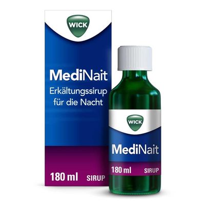 Wick MediNait Cold Syrup for Nighttime, 180 mL