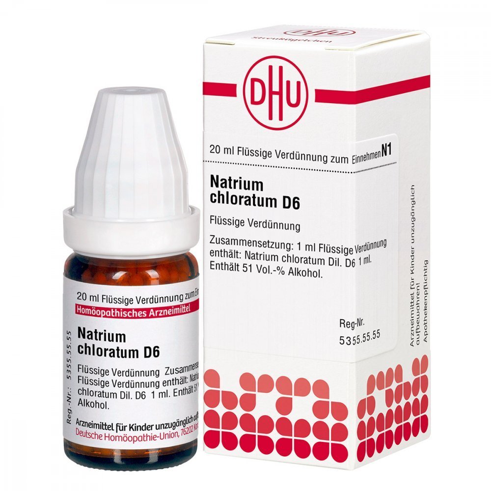 DHU Sodium Chloratum D6 Dilution, 20 ml