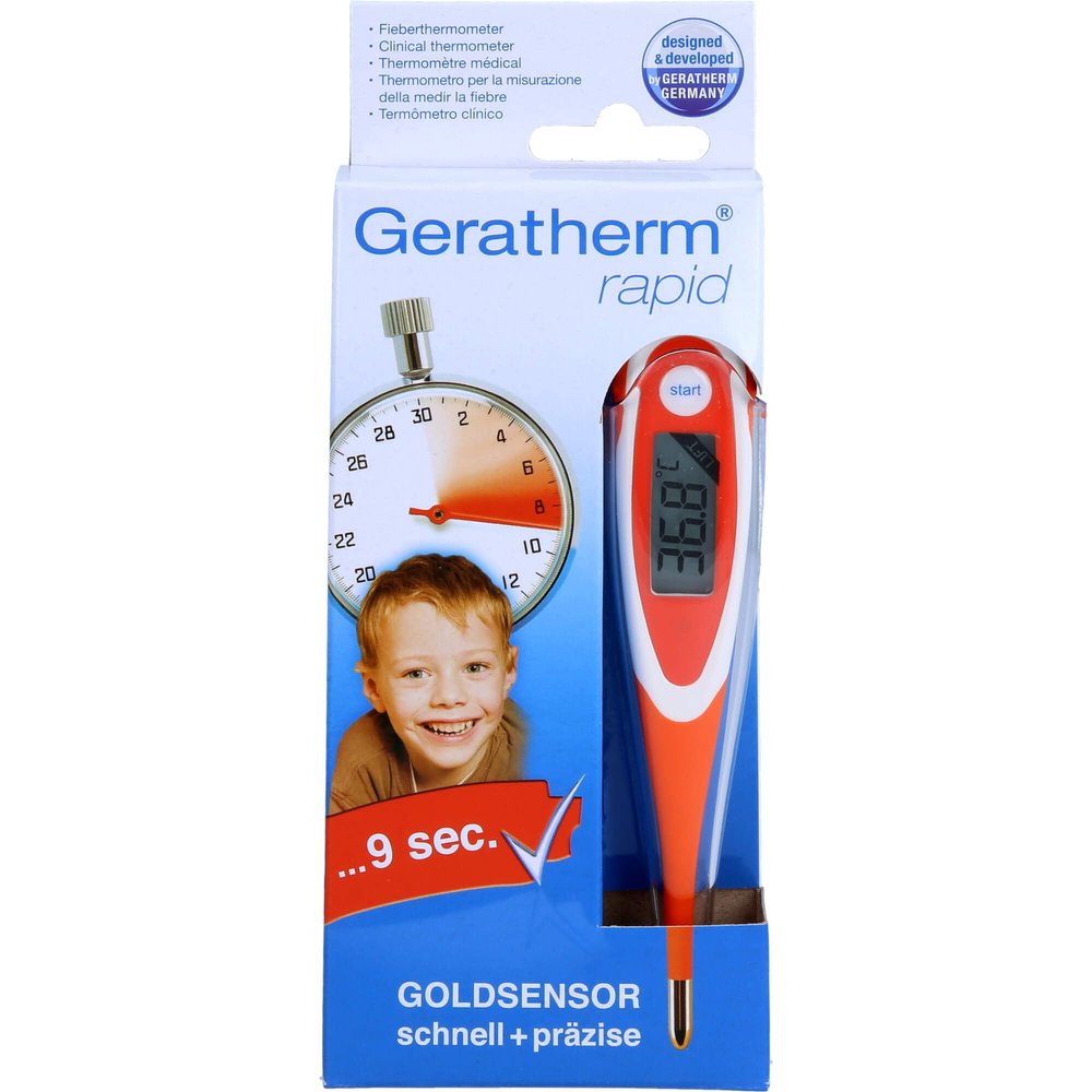 GERATHERM rapid digital fever thermometer, 1 count