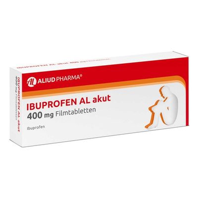 ALIUD IBUPROFEN AL Acute 400 mg Film Tablets - 10 Tablets