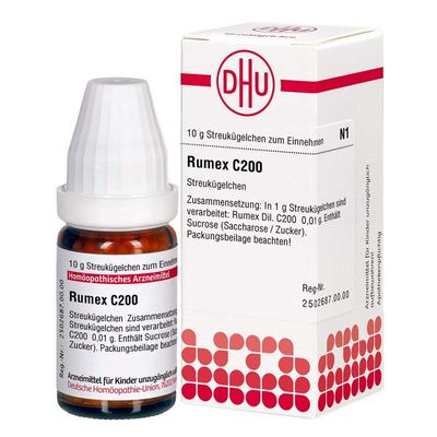 DHU Rumex C200 Homeopathic Globules, 10 g