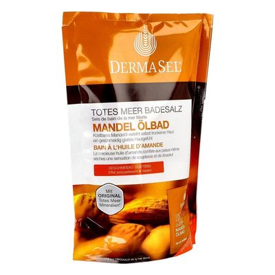 DERMASEL Dead Sea Bath Salt + Almond SPA, 1 Pack