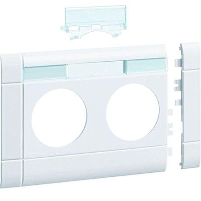 Tehalit 2-Gang Cover, OT 100, White, GB10021K9010