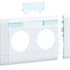 Tehalit 2-Gang Cover, OT 100, White, GB10021K9010 view 1