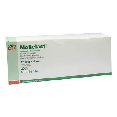 MOLLELAST Bandages 12 cm x 4 m, Individually Wrapped, 20 Count