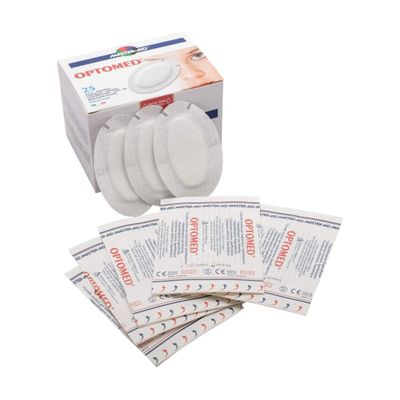 OPTOMED Sterile Self-Adhesive Eye Dressings, 25 Count