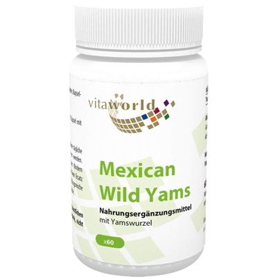 Vita World Mexican Wild Yams 500 g, 60 Capsules