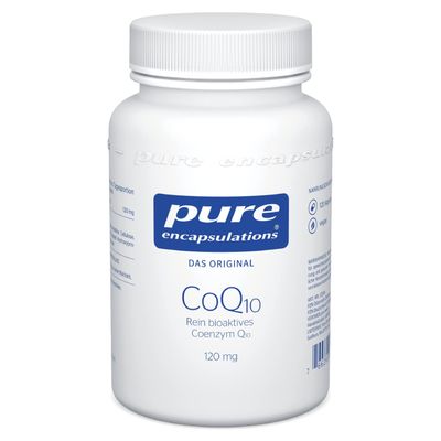 Pure Encapsulations Coenzyme Q10 120 mg – CoQ10 from Microbial Fermentation – 120 Capsules